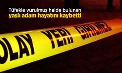Tüfekle vurulmuş halde bulunan yaşlı adam hayatını kaybetti
