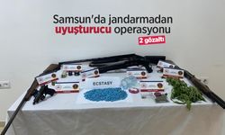 Samsun'da jandarmadan uyuşturucu operasyonu: 2 gözaltı