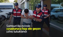 Samsun'da evinde uyuşturucu hap ele geçen şahıs tutuklandı