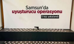 Samsun'da uyuşturucu operasyonu: 5 kişi yakalandı