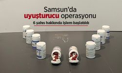 Samsun’da uyuşturucu Operasyonu: 6 şahıs hakkında işlem başlatıldı
