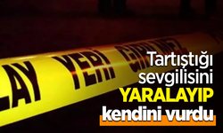 Tartıştığı sevgilisini yaralayıp, kendini vurdu