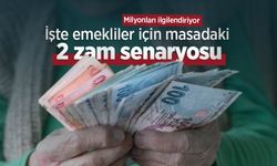 Milyonları ilgilendiriyor: İşte emekliler için masadaki 2 zam senaryosu