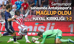 Samsunspor sahasında Antalyaspor'a mağlup oldu ..  HAYAL KIRIKLIĞI 1-2