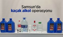 Samsun'da kaçak alkol operasyonu