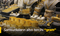 Samsunluların altın tercihi "gram"