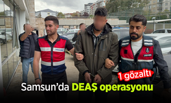 Samsun’da DEAŞ operasyonu: 1 gözaltı.