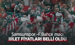 Samsunspor -F.Bahçe maçı BİLET FİYATLARI BELLİ OLDU