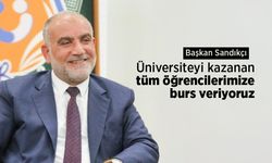 Başkan Sandıkçı: "Üniversiteyi kazanan tüm öğrencilerimize burs veriyoruz"