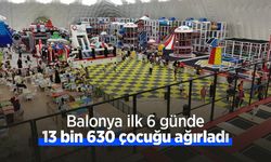 Balonya ilk 6 günde 13 bin 630 çocuğu ağırladı