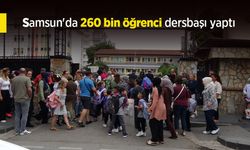 Samsun'da 260 bin öğrenci dersbaşı yaptı.