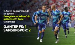 G.Antep deplasmanında ilk devreyi Drongelen ve Ndiaye'nin golleriyle 2-1 önde tamamladı