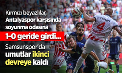 Kırmızı beyazlılar, Antalyaspor karşısında soyunma odasına 1-0 geride girdi ...