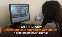 Prof. Dr. Gündüz: 2 haftadan uzun süren ağız yaraları için diş hekimine başvurulmalı.