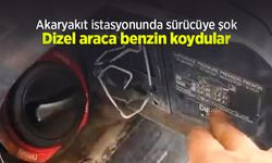 Akaryakıt istasyonunda sürücüye şok: Dizel araca benzin koydular