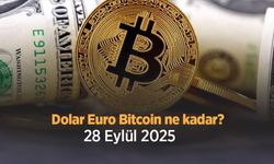 Dolar Euro Bitcoin ne kadar 28 Eylül 2025