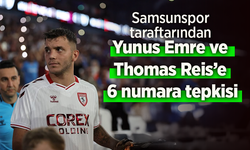 Samsunspor taraftarından Yunus Emre ve Thomas Reis’e 6 numara tepkisi!
