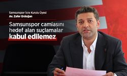 Samsunspor İcra Kurulu Üyesi Erdoğan: Samsunspor camiasını hedef alan suçlamalar kabul edilemez