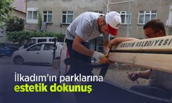 İlkadım’ın parklarına estetik dokunuş
