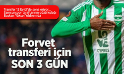 Transfer 12 Eylül'de sona eriyor... Samsunspor taraftarının gözü kulağı Başkan Yüksel Yıldırım'da