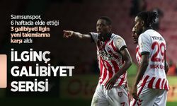 Samsunspor'dan ilginç galibiyet serisi