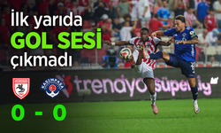 İlk yarıda gol sesi çıkmadı! Samsunspor 0-0 Kasımpaşa