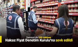 Samsun'da 550 işletme Haksız Fiyat Denetim Kurulu’na sevk edildi.