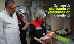 Samsun'da okul kantin ve yemekhaneleri denetlendi
