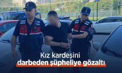 Kız kardeşini darbeden şüpheliye gözaltı