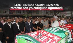 Silahlı kavgada hayatını kaybeden taraftar son yolculuğuna uğurlandı