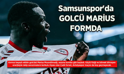 Samsunspor'da GOLCÜ MARİUS FORMDA