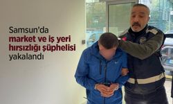 Samsun’da market ve iş yeri hırsızlığı şüphelisi yakalandı