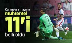 Kasımpaşa maçının muhtemel 11'i belli oldu