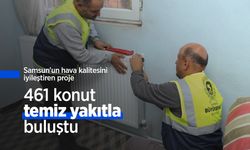 Samsun'un hava kalitesini iyileştiren proje: 461 konut temiz yakıtla buluştu