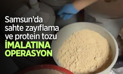 Samsun’da sahte zayıflama ve protein tozu imalatına operasyon