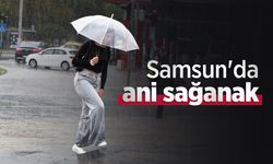 Samsun'da ani sağanak