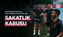 Samsunspor'da Zeki Yavru, Soner Aydoğdu ve Emre Kılınç şoku, SAKATLIK KABUSU