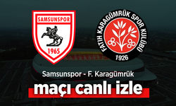 Samsunspor – F. Karakgümrük Maçı Canlı İzle