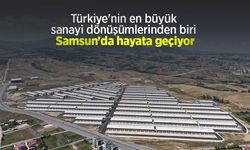 Türkiye'nin en büyük sanayi dönüşümlerinden biri Samsun'da hayata geçiyor