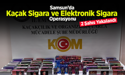Samsun’da Kaçak Sigara ve Elektronik Sigara Operasyonu: 2 Şahıs Yakalandı.