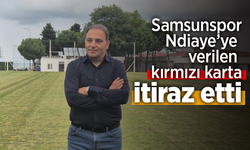 Samsunspor Ndiaye’ye verilen kırmızı karta itiraz etti.