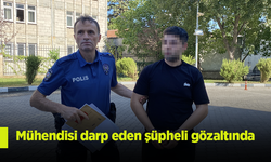 Mühendis ve arkadaşını darbeden şüpheliye gözaltı.