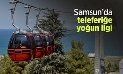 Samsun’da teleferiğe yoğun ilgi