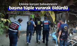 İçkisine karışan babaannesini başına tüple vurarak öldürdü.
