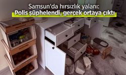 Samsun'da hırsızlık yalanı: Polis şüphelendi, gerçek ortaya çıktı.