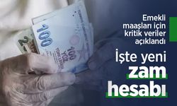 Emekli maaşları için kritik veriler açıklandı: İşte yeni zam hesabı