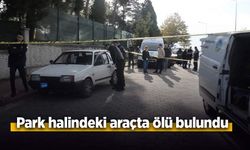Park halindeki araçta ölü bulundu.