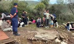 Milas’ta 33’ü çocuk, 74 düzensiz göçmen yakalandı