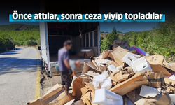 Önce attılar, sonra ceza yiyip topladılar.