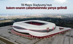 19 Mayıs Stadyumu'nun bakım-onarım çalışmalarında yarıya gelindi